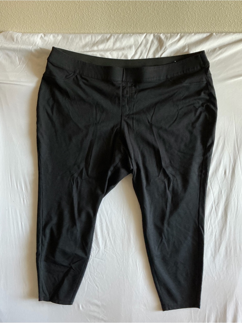 Lane Bryant Black Stretch Jogger Pants